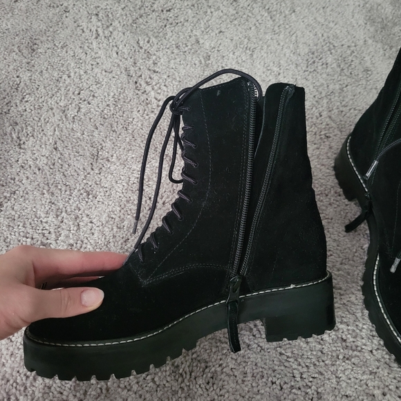 Reformation black suede boots - Picture 4 of 7